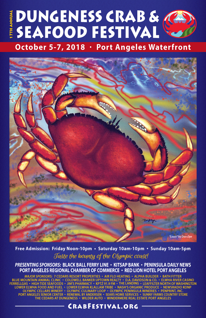 Beautiful New Crab Art Unveiled CrabFestOlympic Peninsula